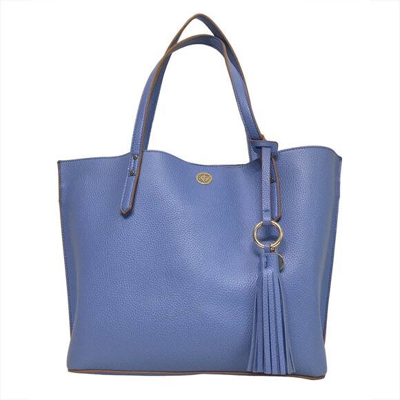 Anne Klein Handbags - Ann Klein Women's Blue Purse Tote Bag